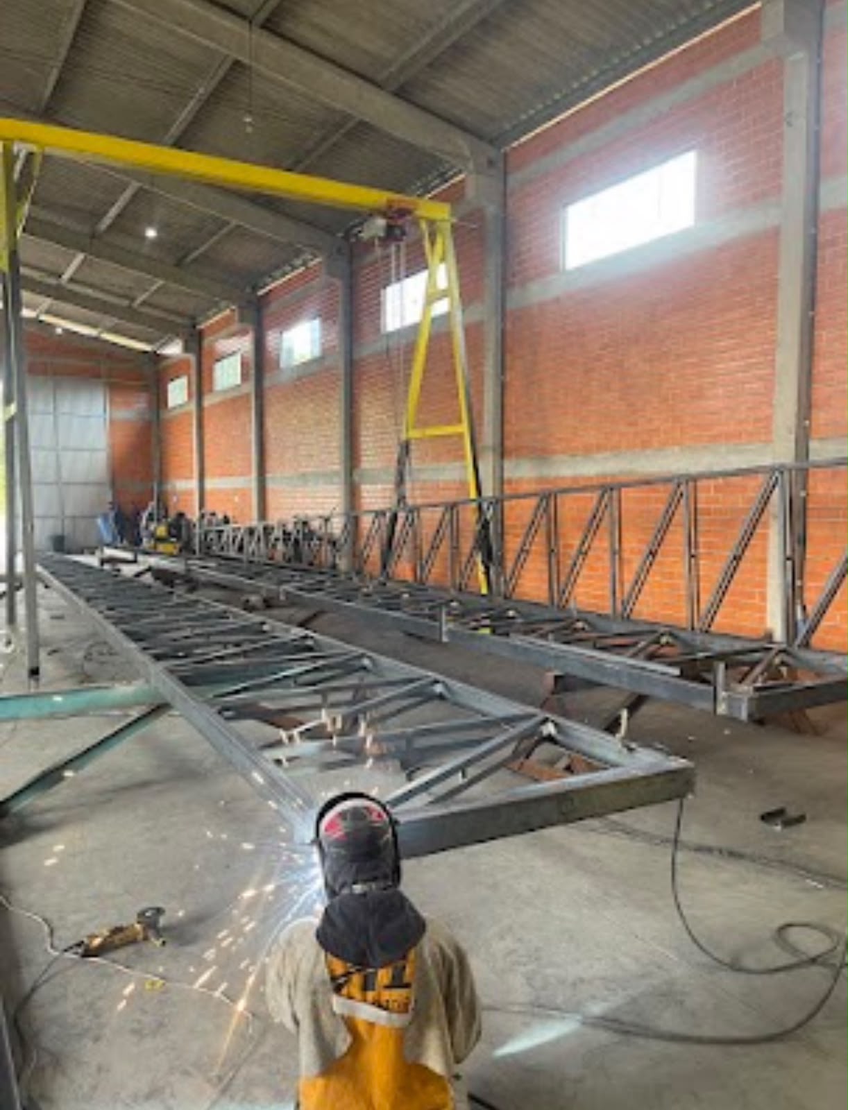 Estrutura metálica fabricada pela Soldas Assis