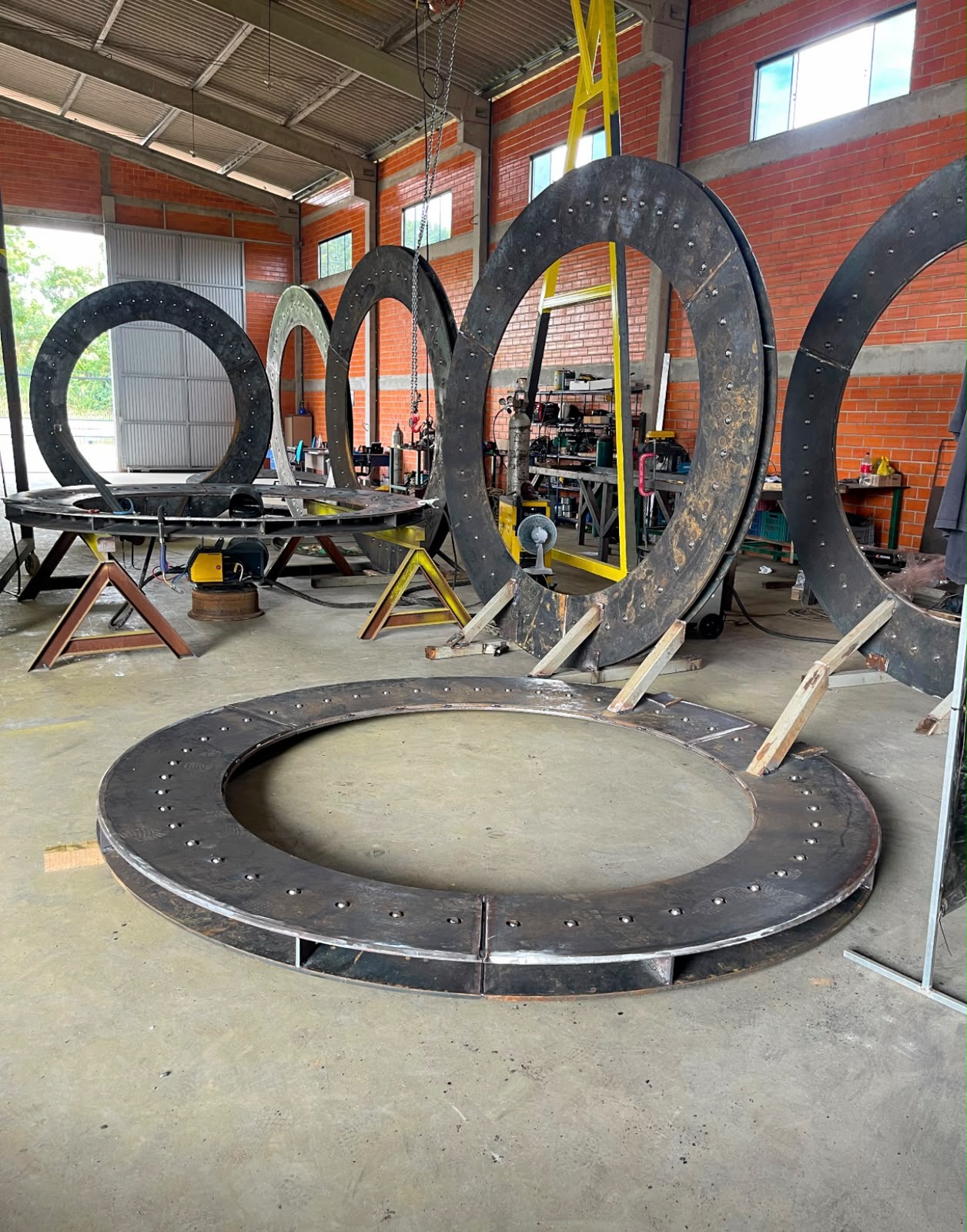 Estrutura metálica fabricada pela Soldas Assis